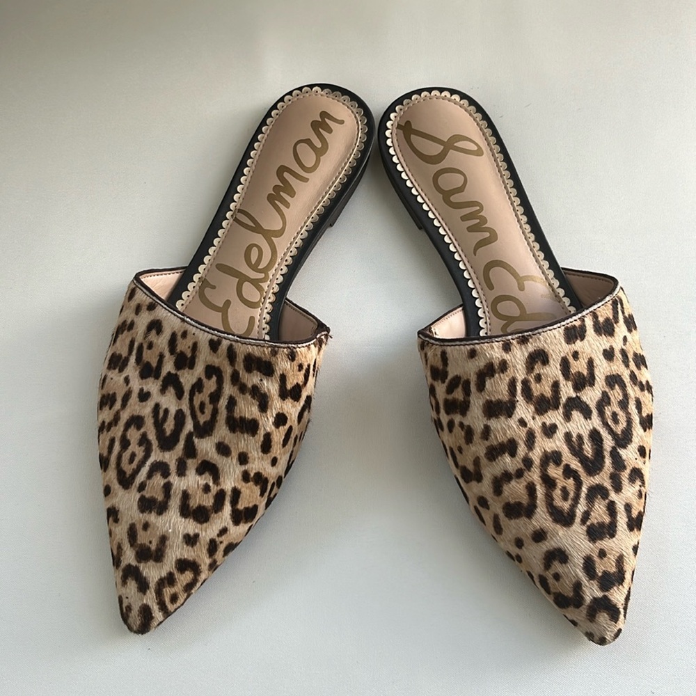Sam Edelman, Felicia Leopard slip on flats